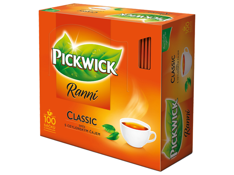 Pickwick Ranní - černý čaj, 100 x 1,75g x 6 - right
