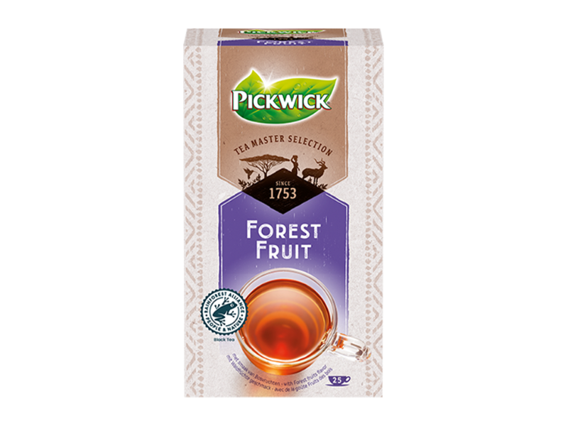 Pickwick Tea Master Selection Forest Fruit - černý čaj s ovocem, 25 x 1,75g x 4 - front