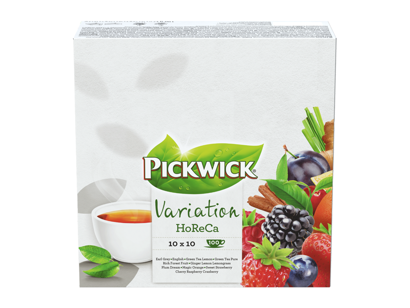 Pickwick HORECA Variace - variace čajů, 100 x 1,75g x 6 - front