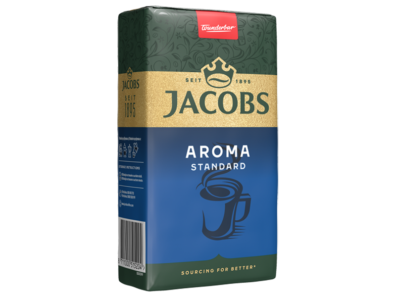 JACOBS AROMA STANDARD - mletá káva, 12 x 250 g x 1 - left