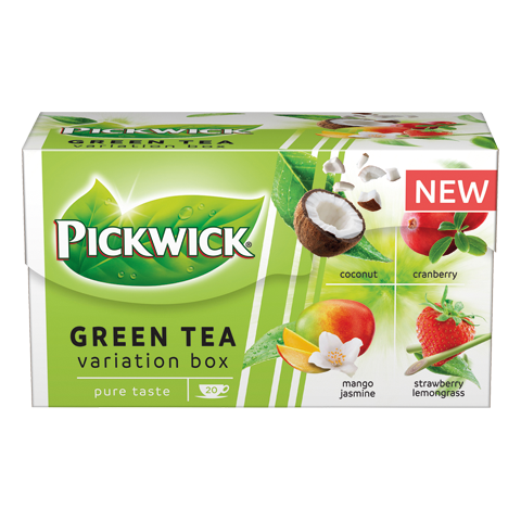 PICKWICK ZELENÝ ČAJ VARIACE S OVOCEM - 20 X 1,5 G X 12