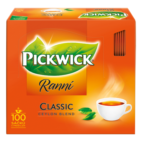 PICKWICK RANNÍ - ČERNÝ ČAJ, 100 X 1,75 G