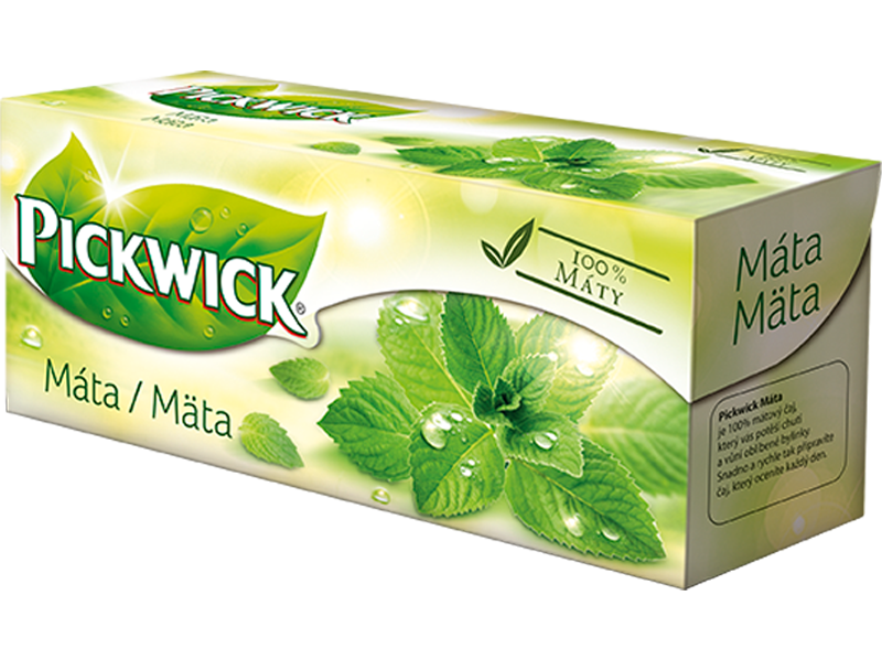 Pickwick Mátový čaj - bylinný čaj, 20 x 1,5g x 4 - right