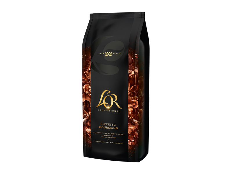 L'OR Espresso Gourmand -zrnková káva, 6 x 1 kg x 1 - right