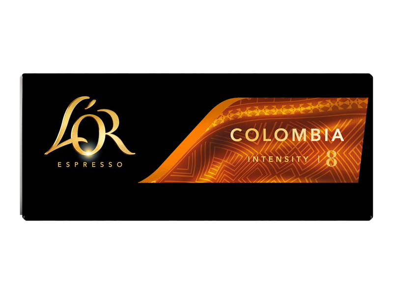 L'OR Espresso Colombia 8 - kapsle pro Nespresso®*, 10 x 10 ks - top