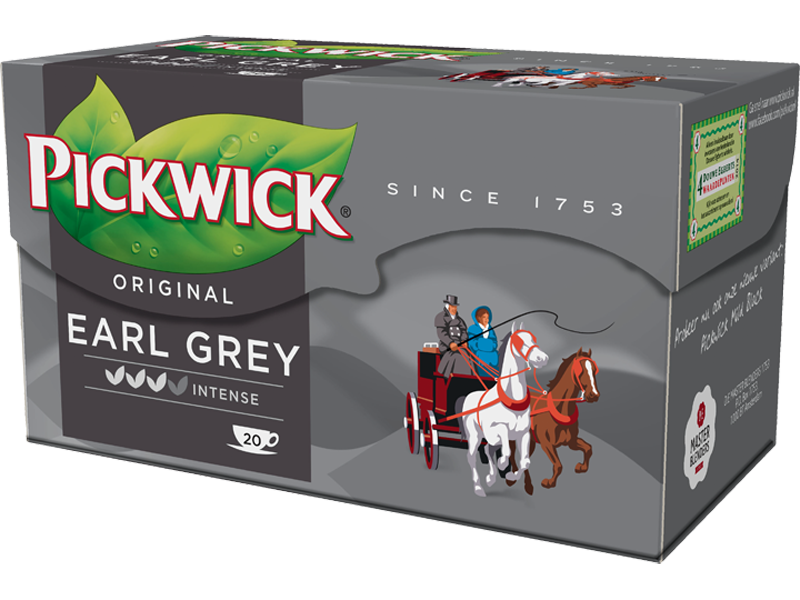 Pickwick Earl Grey - černý čaj, 20 x 2g x 12 - right