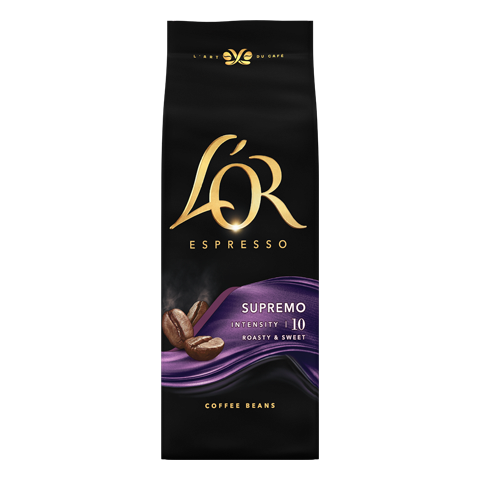 L'OR ESPRESSO SUPREMO - ZRNKOVÁ KÁVA, 4 X 500 G X 1