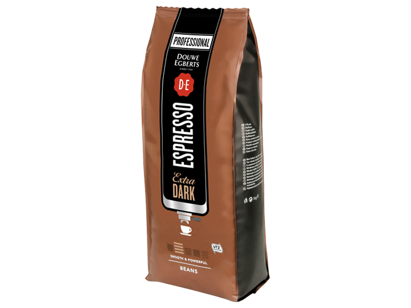Douwe Egberts Espresso Extra Dark - zrnková káva, 6 x 1 kg x 1 - right