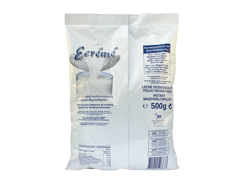 Ecrémé Instantní Mléko - 10 x 500 g x 1 - back