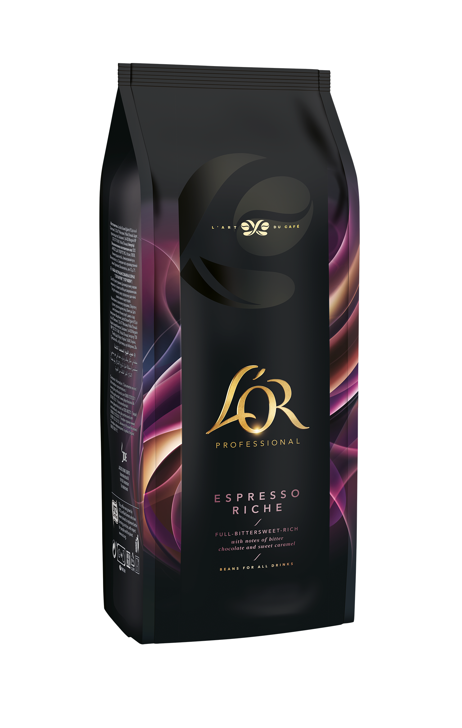 L'OR Espresso Riche - zrnková káva, 6 x 1 kg x 1 - left