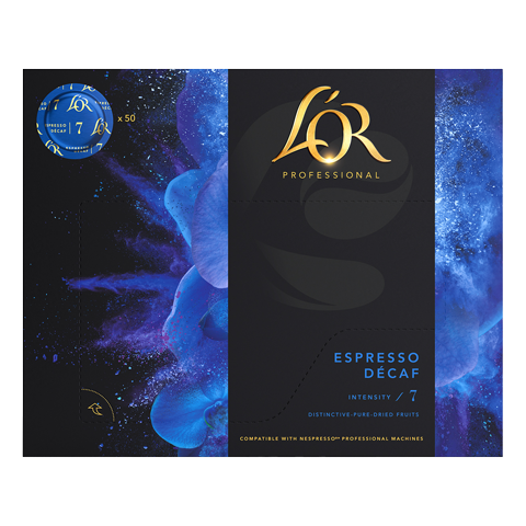 L'OR SUPRÊME ESPRESSO BEZKOFEINOVÉ 7 - KÁVOVÉ DISKY PRO NESPRESSO®* PRO, 50 KS X 6
