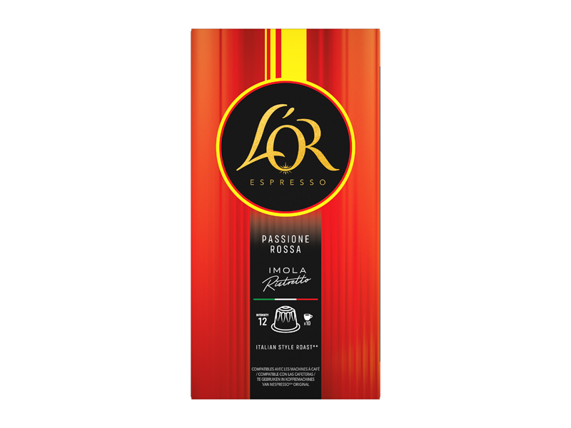 L’Or Espresso Imola Ferrari 12 - kapsle pro Nespresso®*, 10 x 10 ks -front