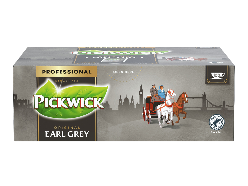 Pickwick Earl Grey - černý čaj, 100 x 2g x 6 - right