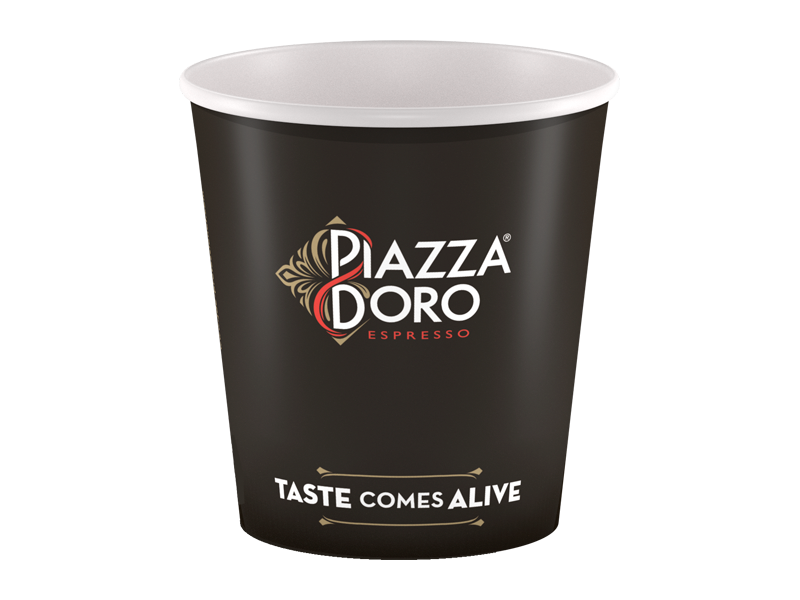 Piazza D'Oro papírový kelímek - 250 ml, 16 x 100 ks x 1 - front