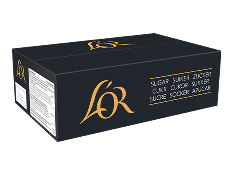 L'OR bílý cukr - jednoporcový, 900 x 4 g x 1 - front