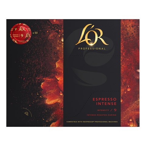 L'OR SUPRÊME ESPRESSO INTENSE 9 - KÁVOVÉ DISKY PRO NESPRESSO®* PRO, 50 KS X 6