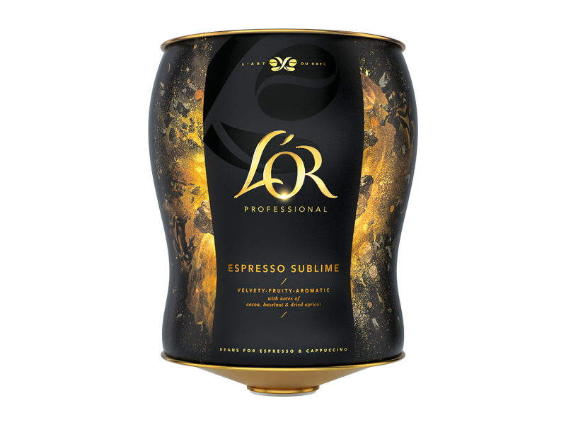 L'OR Espresso Sublime, zrnková káva, 2 x 3 kg x 1 - front