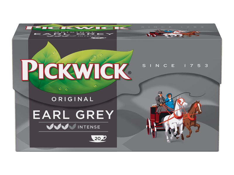 Pickwick Earl Grey - černý čaj, 20 x 2g x 12 - front
