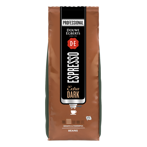 DOUWE EGBERTS ESPRESSO EXTRA DARK - ZRNKOVÁ KÁVA, 6 X 1 KG X 1