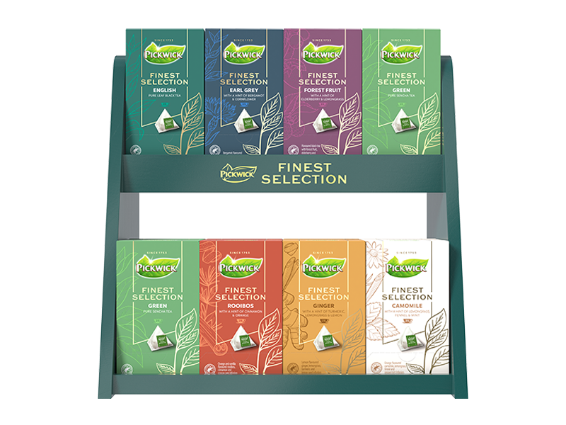 PICKW FINEST SELECTION TEA DISPENSER -front