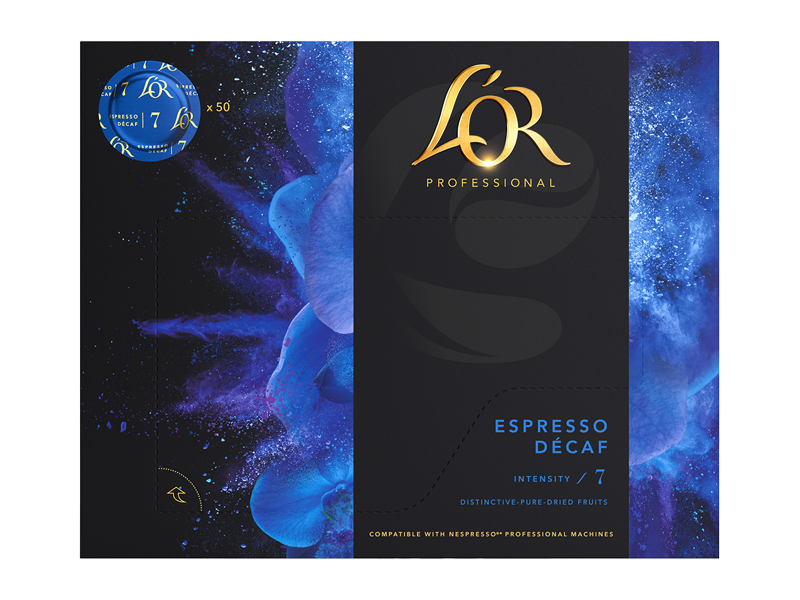 L'OR Suprême Espresso Bezkofeinové 7 - kávové disky pro Nespresso®* Pro, 50 ks x 6 - front