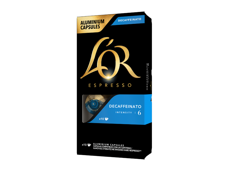 L'OR Espresso bezkofeinová 6 - kapsle pro Nespresso®*, 10 x 10 ks - right