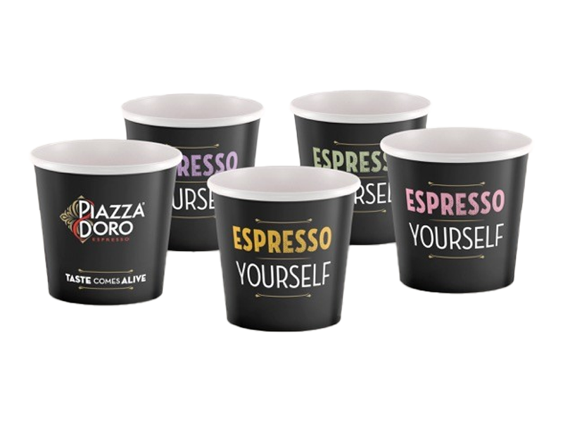 Piazza D'Oro papírový kelímek - 120 ml, 24 x 50 ks x 1 - group