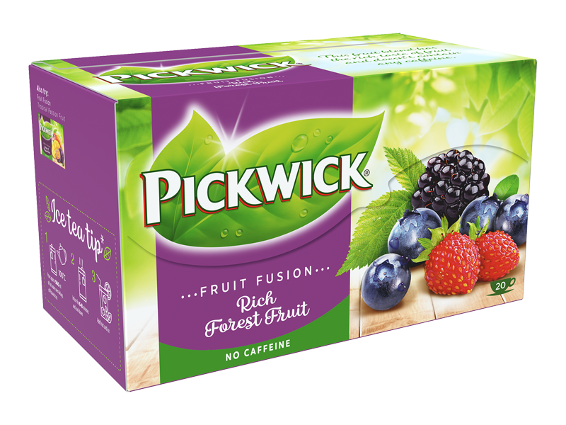 Pickwick Fruit Fusion Lesní ovoce, 20 x 1,75g x 12 - left