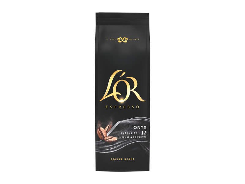 L'OR Espresso Onyx -zrnková káva, 4 x 500 g x 1 - front
