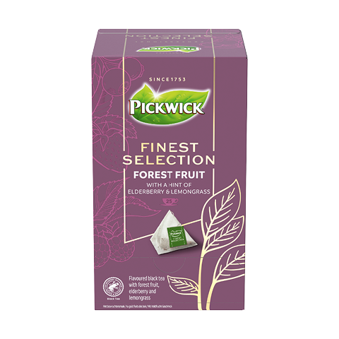 PICKWICK FINEST SELECTION LESNÍ OVOCE - ČERNÝ ČAJ, 25 X 2G X 4