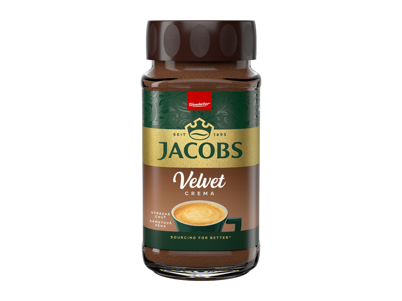JACOBS Velvet Crema - instantní káva, 6 x 200 g x 1 - front