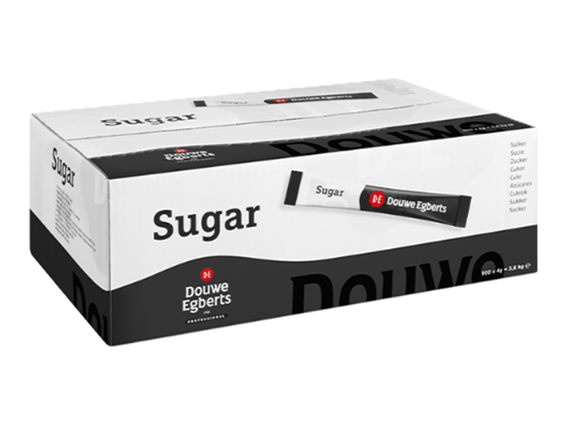 Douwe Egberts Bílý Cukr – jednoporcový, 900 x 4 g x 1 - front