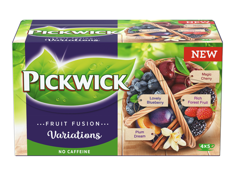 Pickwick Fruit Fusion Variace s třešní, 20 x 1,9g - front