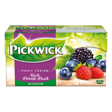 PICKWICK FRUIT FUSION LESNÍ OVOCE - OVOCNÝ ČAJ, 20 X 1,75 G X 12