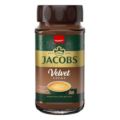 JACOBS VELVET CREMA - INSTANTNÍ KÁVA, 6 X 200 G X 1
