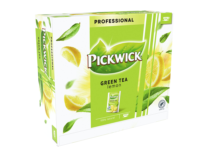 PICKWICK ZELENÝ ČAJ S CITRONEM - left