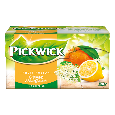 PICKWICK FRUIT FUSION CITRUSY S BEZOVÝM KVĚTEM - OVOCNÝ ČAJ, 20 X 2 G X 12