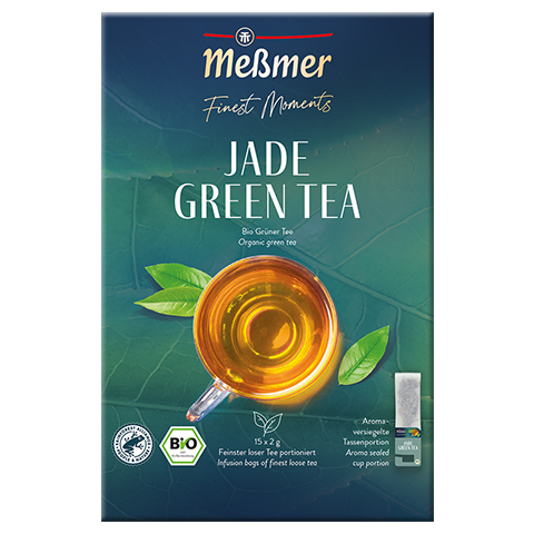 MEßMER FINEST MOMENTS, JADE GREEN TEA - ZELENÝ ČAJ, 15 X 2 G X 5