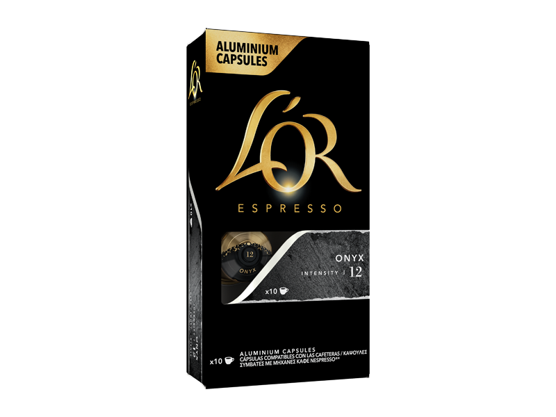 L'OR Espresso Onyx 12 - kapsle pro Nespresso ®*, 10 x 10 ks - left