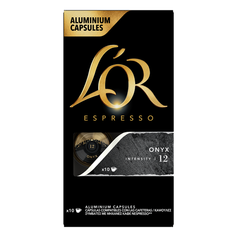 L'OR ESPRESSO ONYX - KOMPATIBILNÍ KAPSLE PRO NESPRESSO®* ORIGINAL, 10 X 10 KS