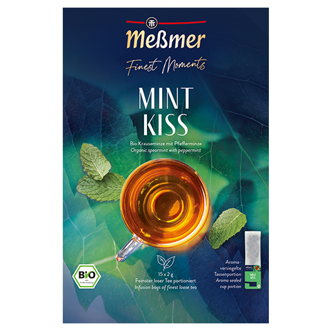 MEßMER FINEST MOMENTS, MINT KISS - BYLINNÝ ČAJ, 15 X 2 G X 5