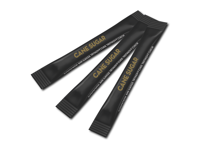 Piazza D'Oro třtinový cukr - jednoporcový, 500 x 4 g x 1 - front