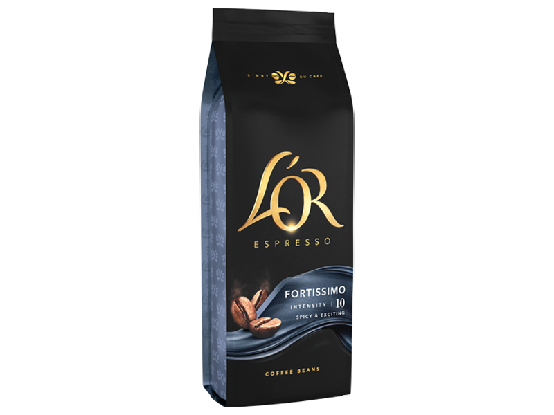 L'OR FORTISSIMO - zrnková káva, 4 x 500 g x 1 - left