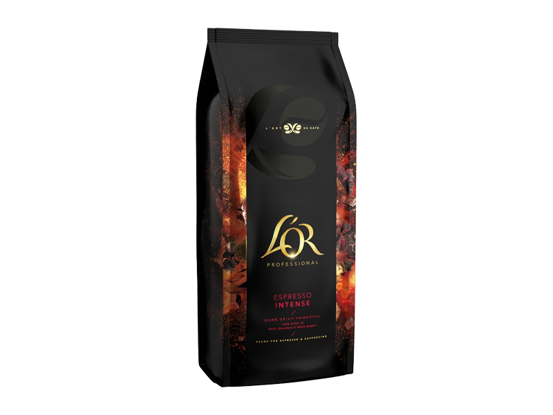 L'OR Espresso Intense -zrnková káva, 6 x 1 kg x 1 - left