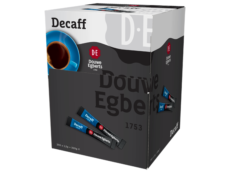 Douwe Egberts Bezkofeinová instantní káva – jednoporcová, 200 x 1,5 g x 1 - right