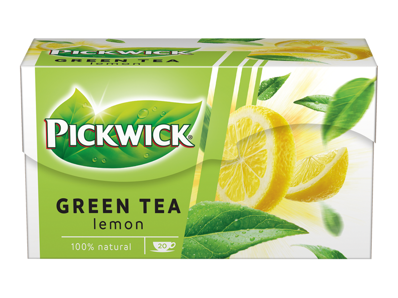 Pickwick Zelený čaj s citronem - 20 x 2g x 12