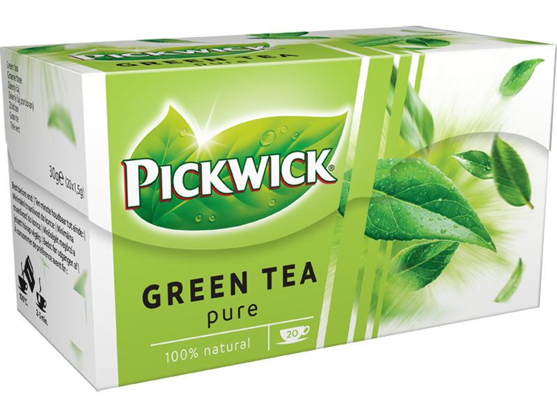 Pickwick Zelený čaj - 20 x 2g x 12 - left