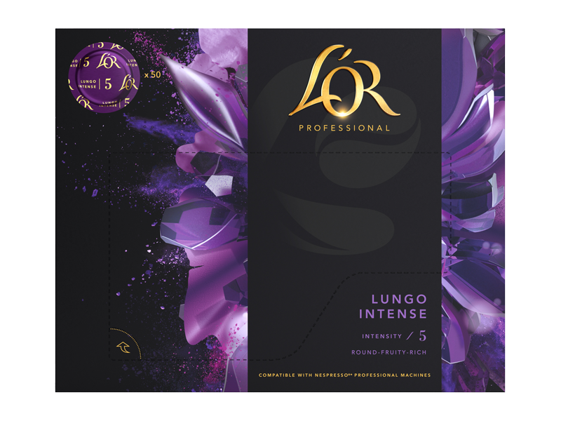 L'OR Suprême Lungo Intese 5 - kávové disky pro Nespresso®* Pro, 50 ks x 6 - front