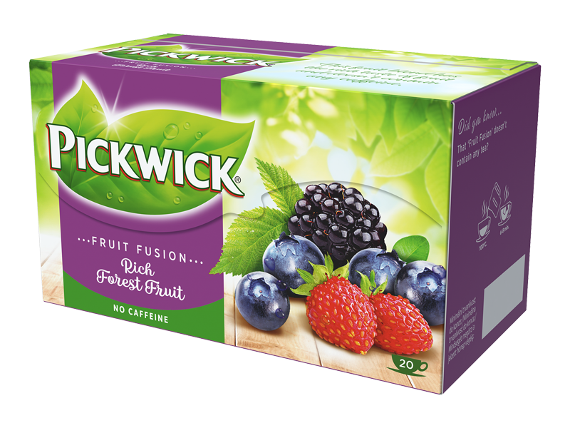 Pickwick Fruit Fusion Lesní ovoce, 20 x 1,75g x 12 - right