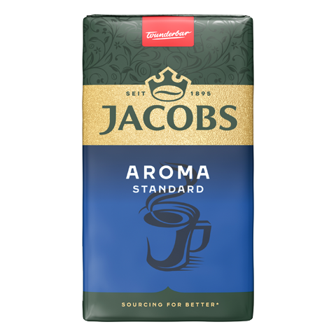 JACOBS AROMA STANDARD - MLETÁ KÁVA, 12 X 250 G X 1